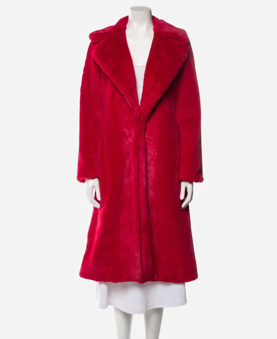 Red Fur Coat - Ted Lasso