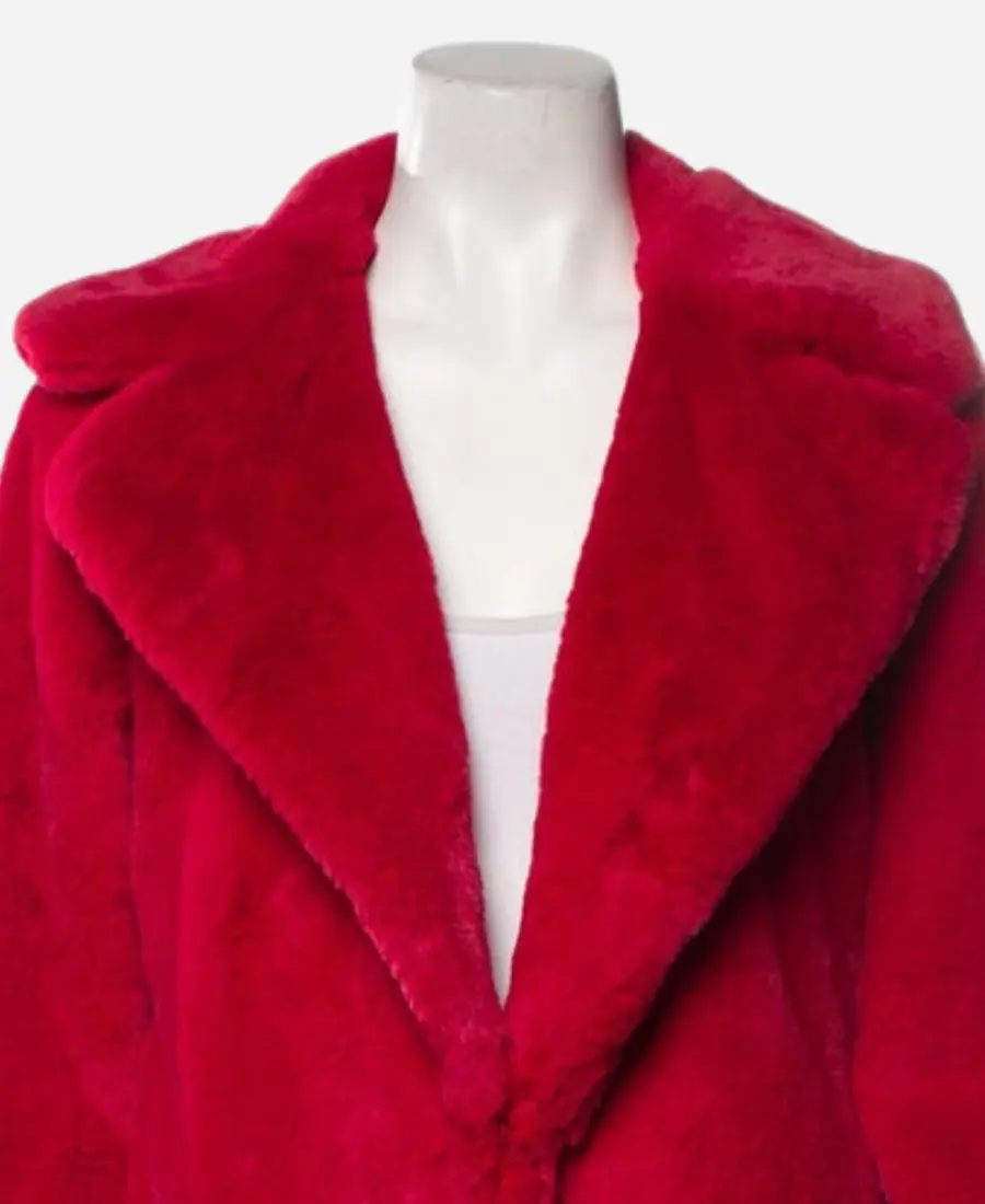 Red Fur Coat - Ted Lasso