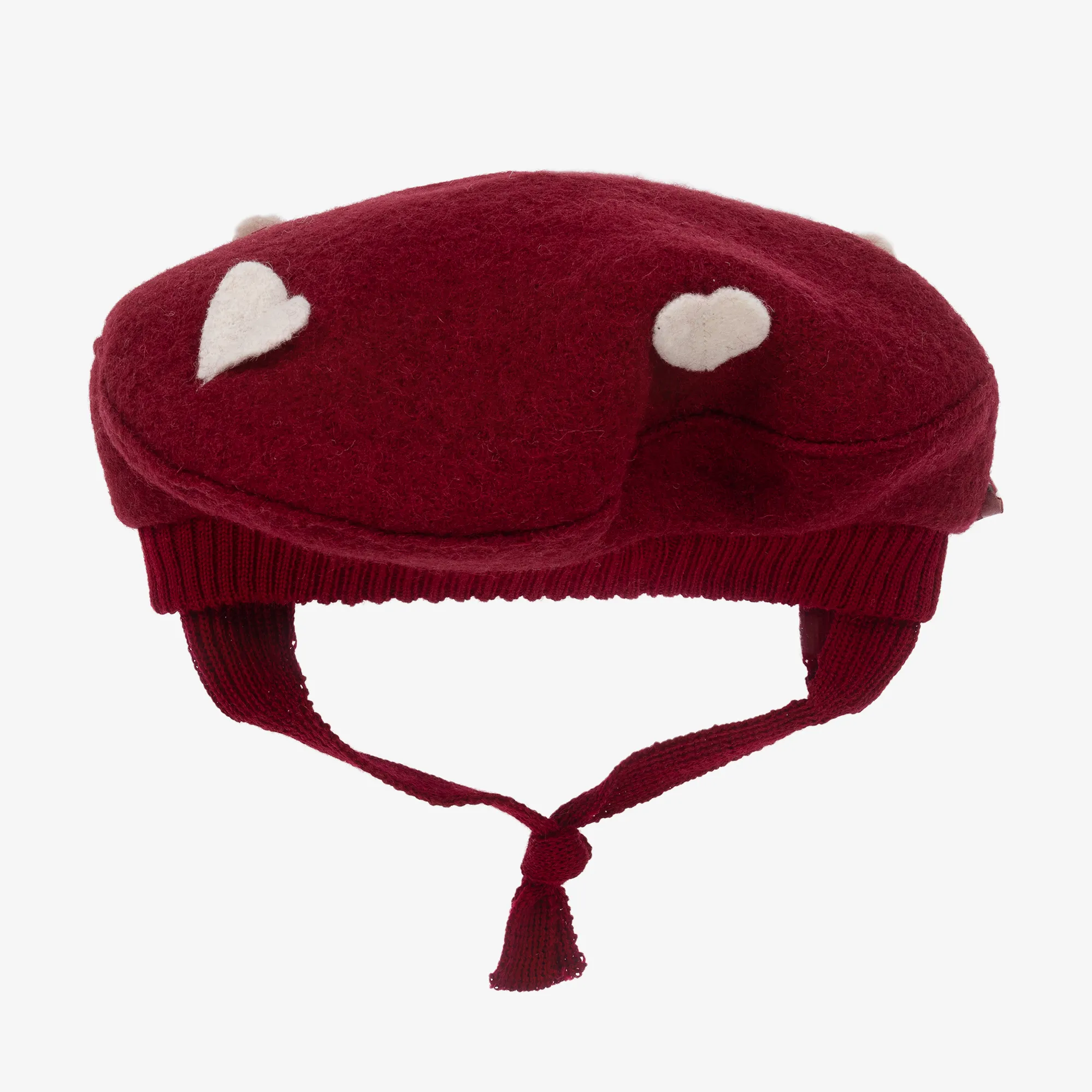 Red Wool Beret