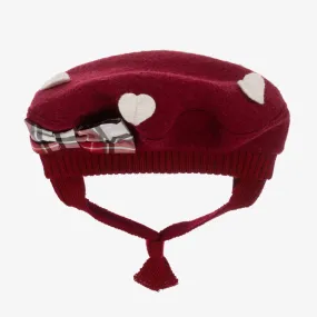 Red Wool Beret