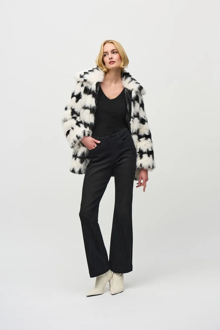 Reversible Faux Fur Coat by JOSEPH RIBKOFF in 244900