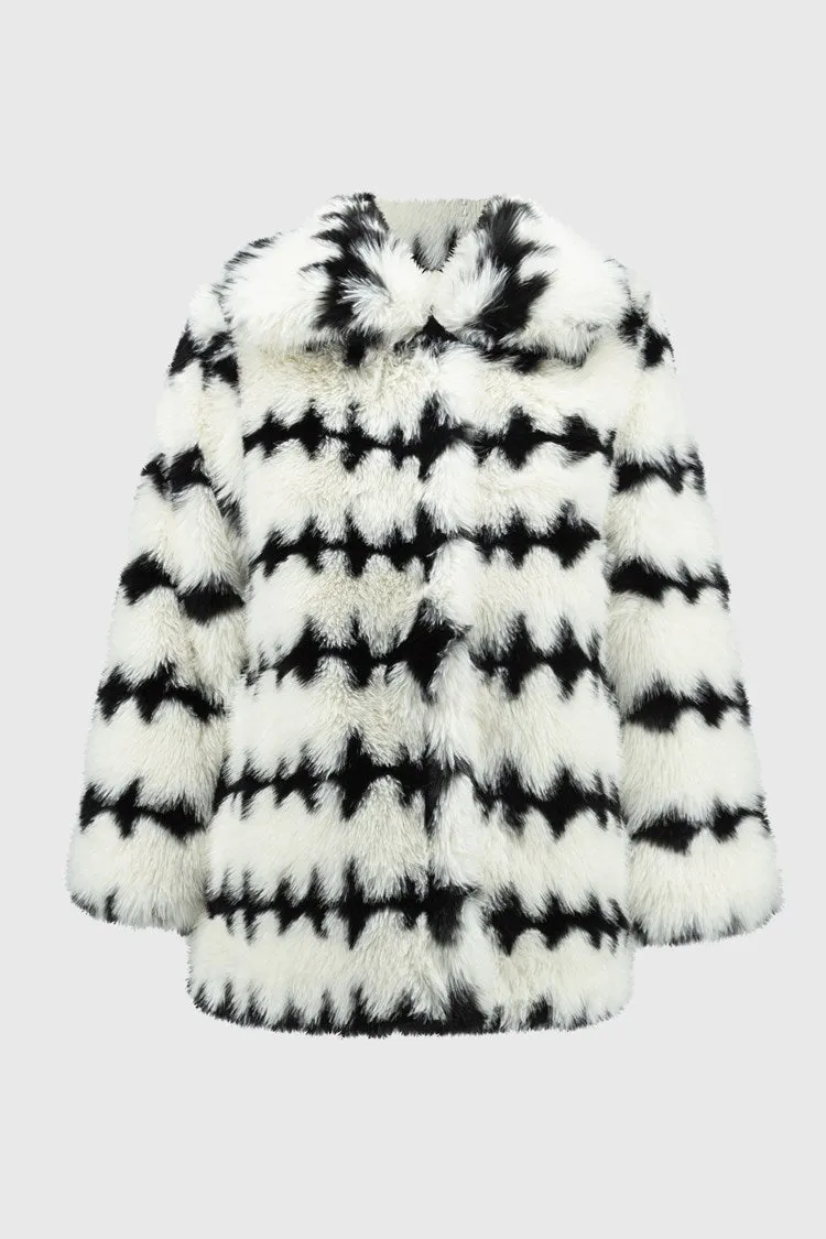 Reversible Faux Fur Coat by JOSEPH RIBKOFF in 244900