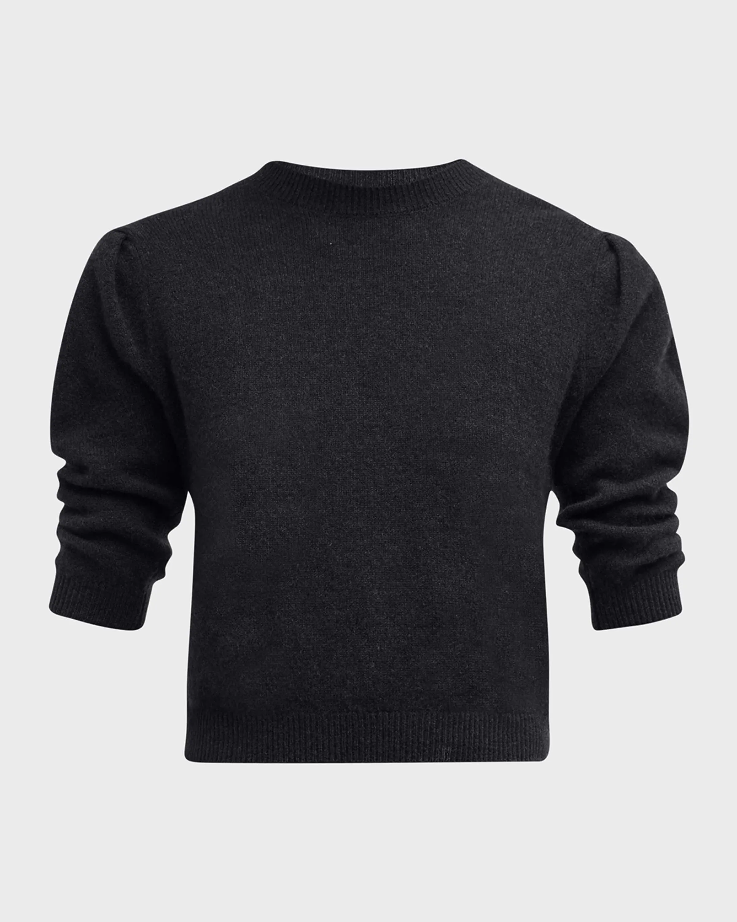 Ruched Cashmere Sweater