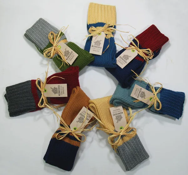 Rugged Merino Wool Socks in Navy