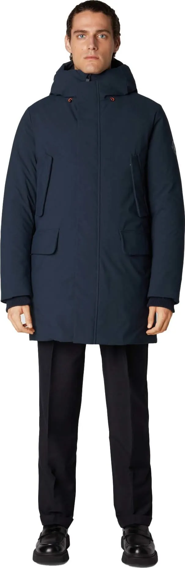 Save the Duck Men's Hooded Parka Wilson Blue Black Out