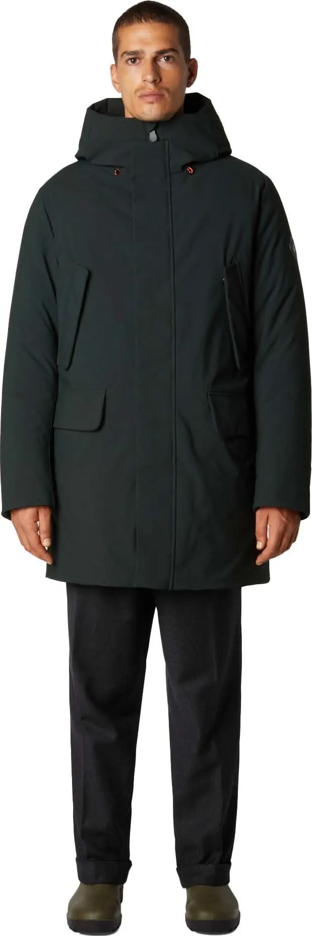 Save the Duck Men's Hooded Parka Wilson Green Black O