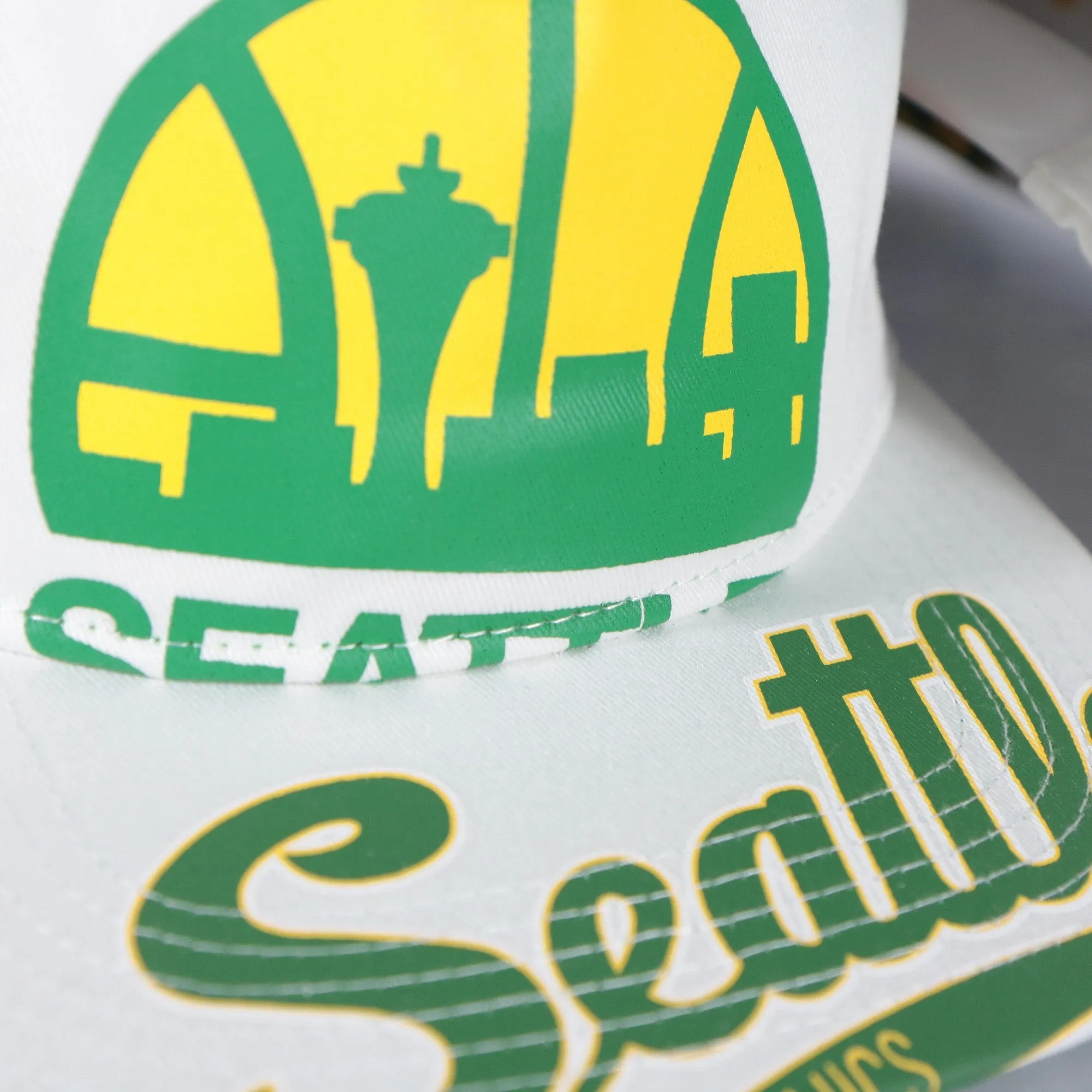 Vintage Seattle Supersonics Snapback Hat