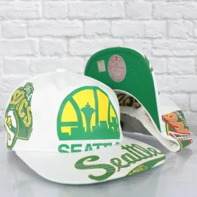 Vintage Seattle Supersonics Snapback Hat