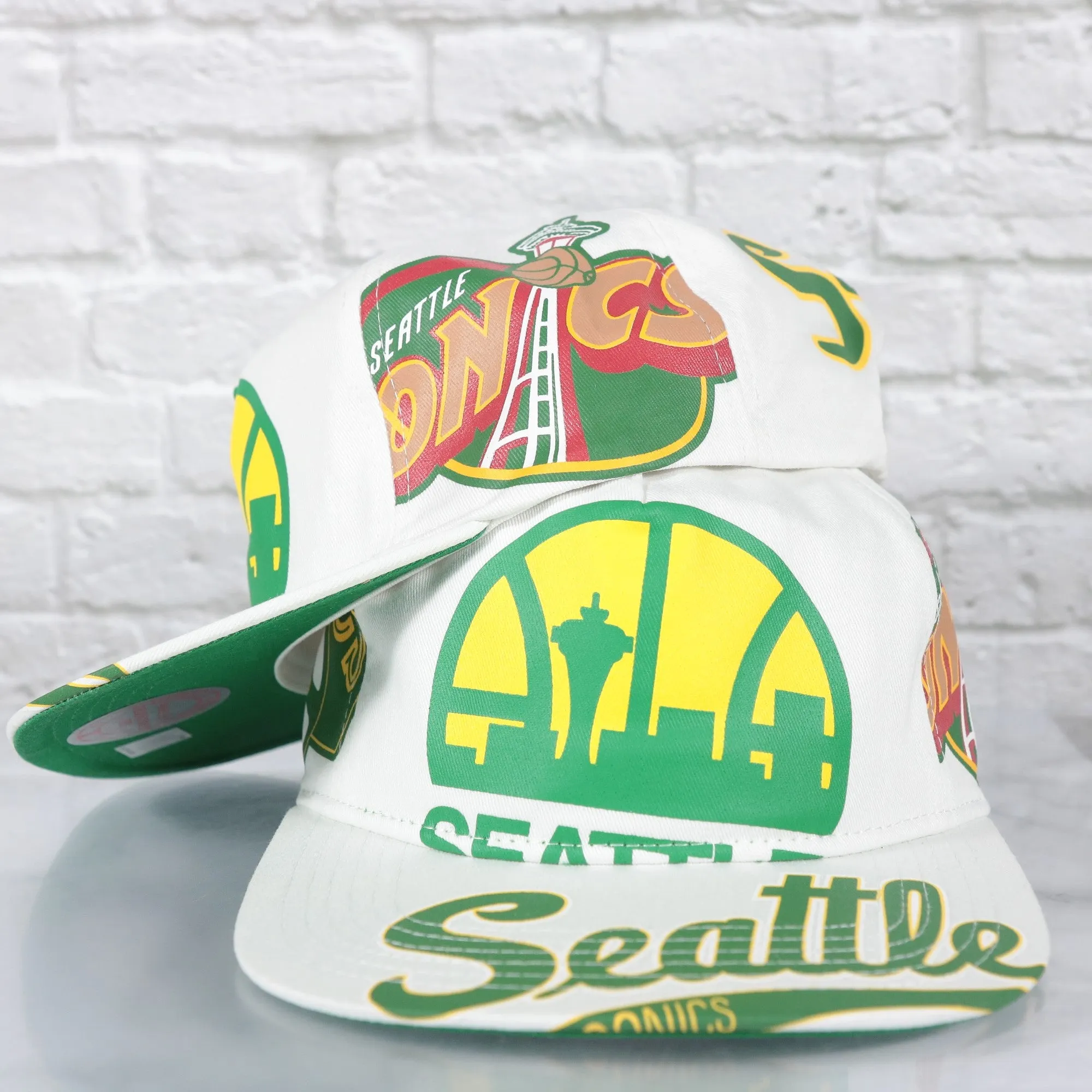 Vintage Seattle Supersonics Snapback Hat