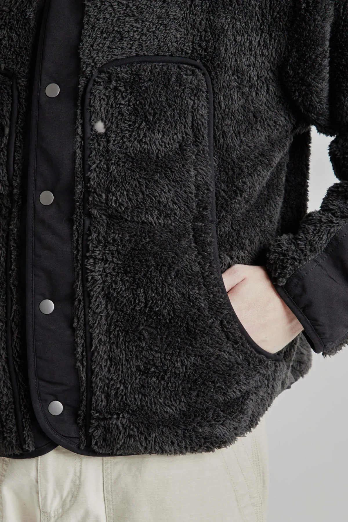 Black Smock Hooded Parka