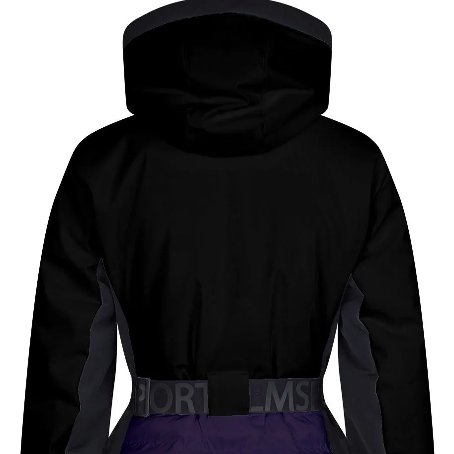 Sportalm Black Purple Ski Jacket Belt