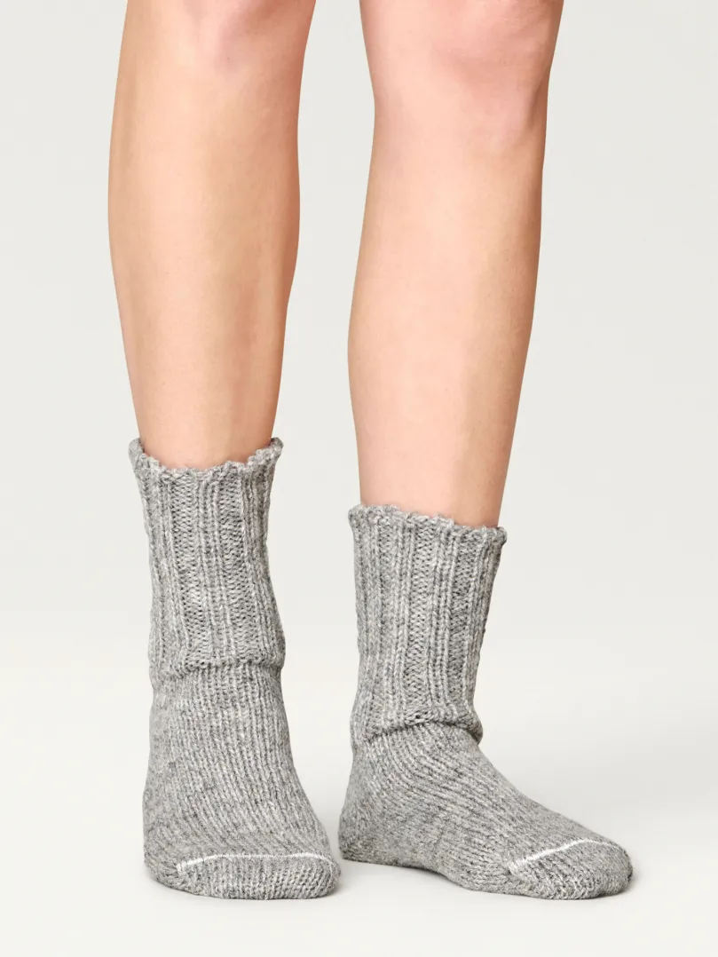 Stylish Wool Socks in Grey