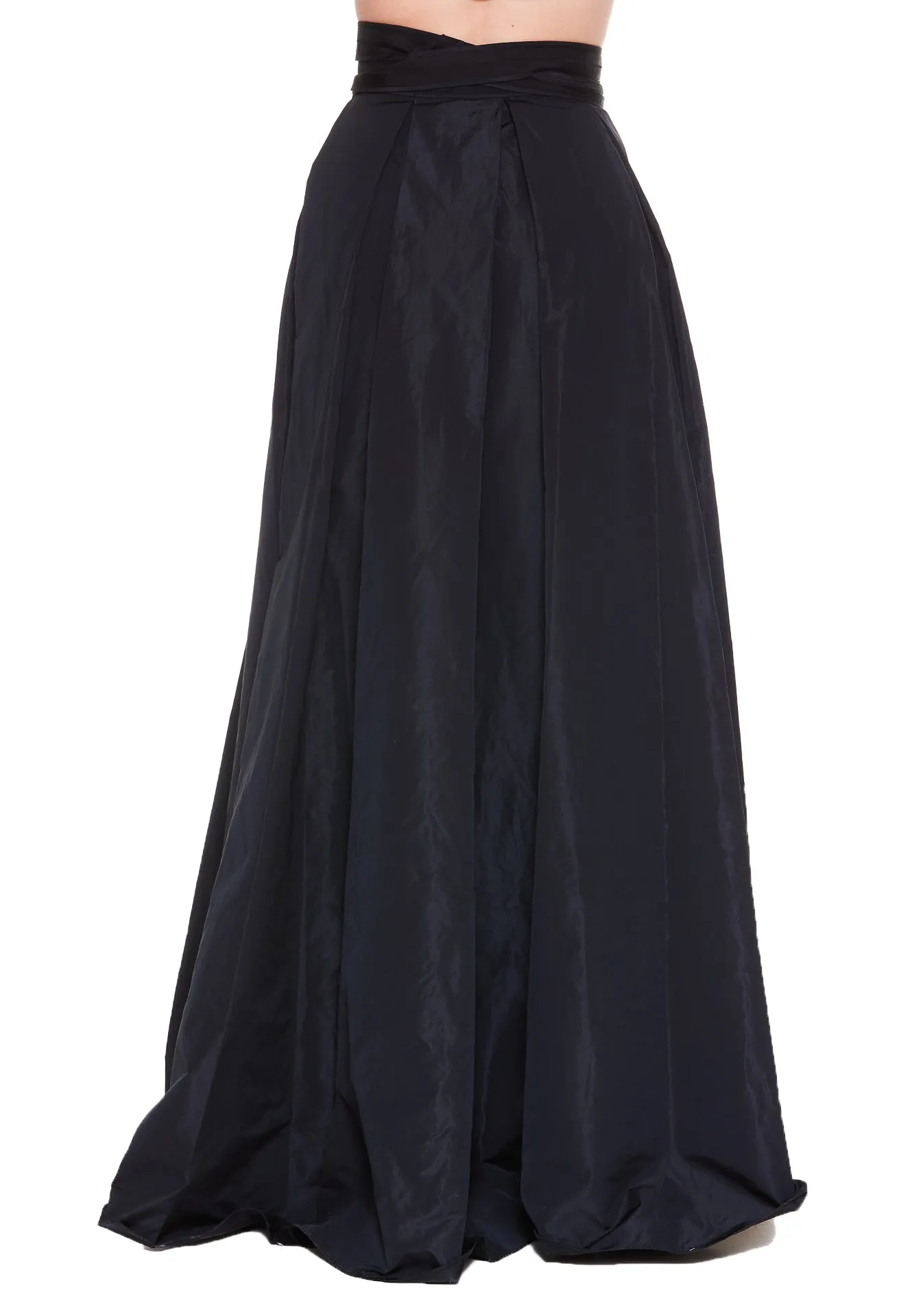 Taffeta Maxi Skirt