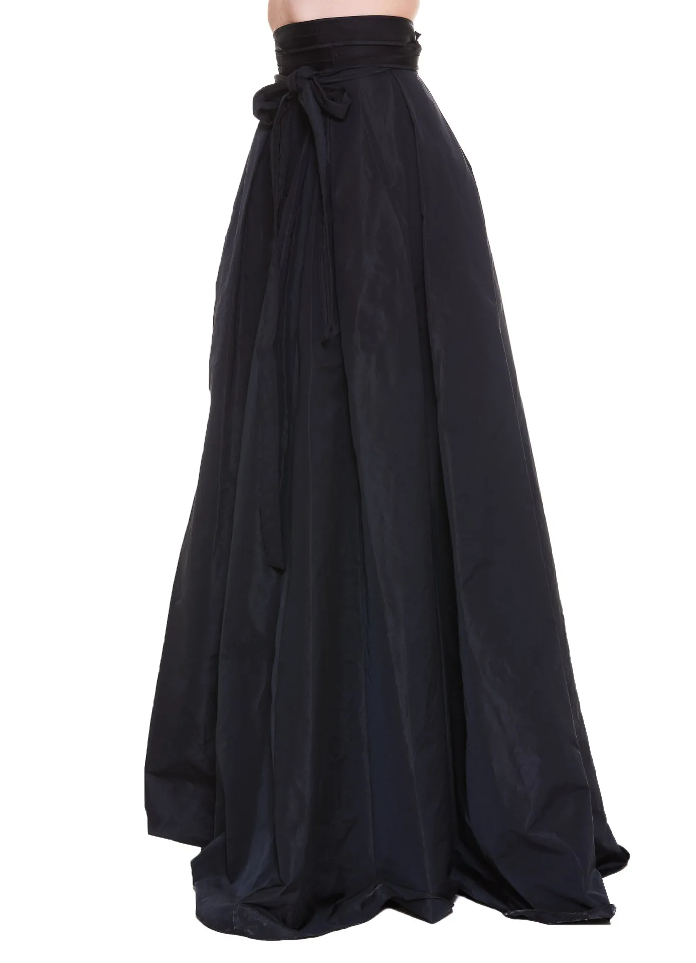 Taffeta Maxi Skirt