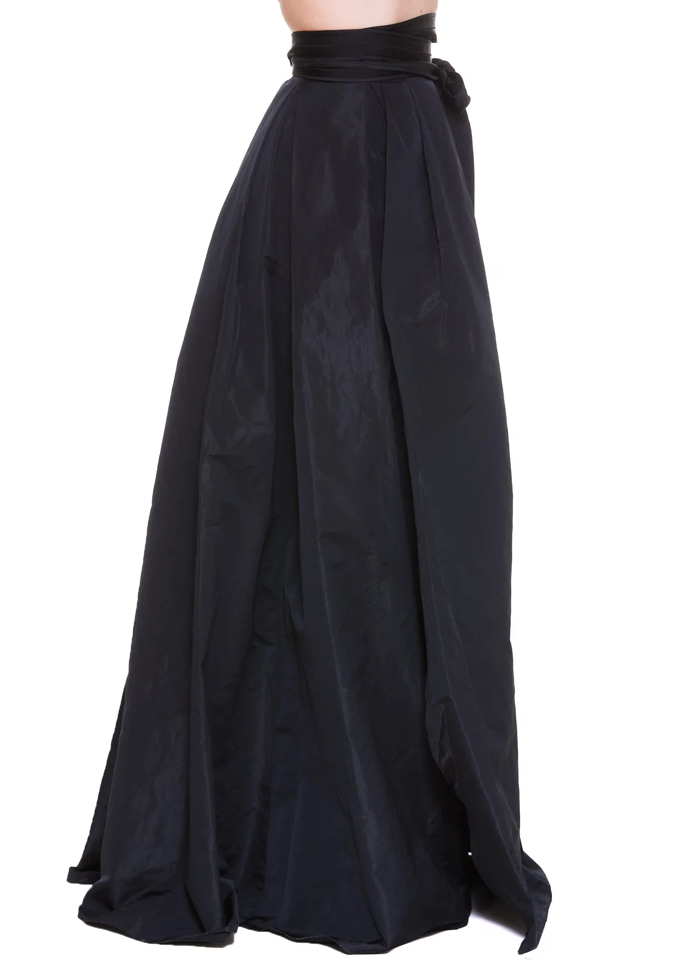 Taffeta Maxi Skirt