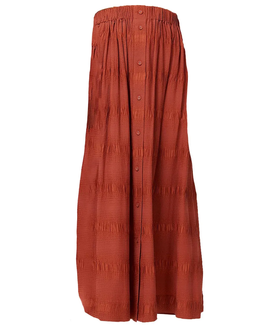 Terracotta Modo Skirt