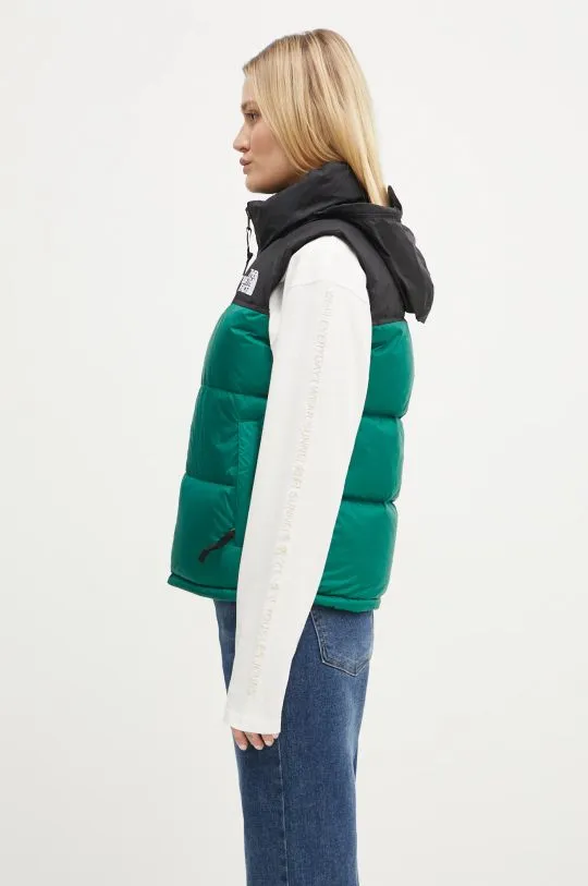 The North Face Down Vest 1996 Retro Nuptse Women's Green Color NF0A3XEPNL11