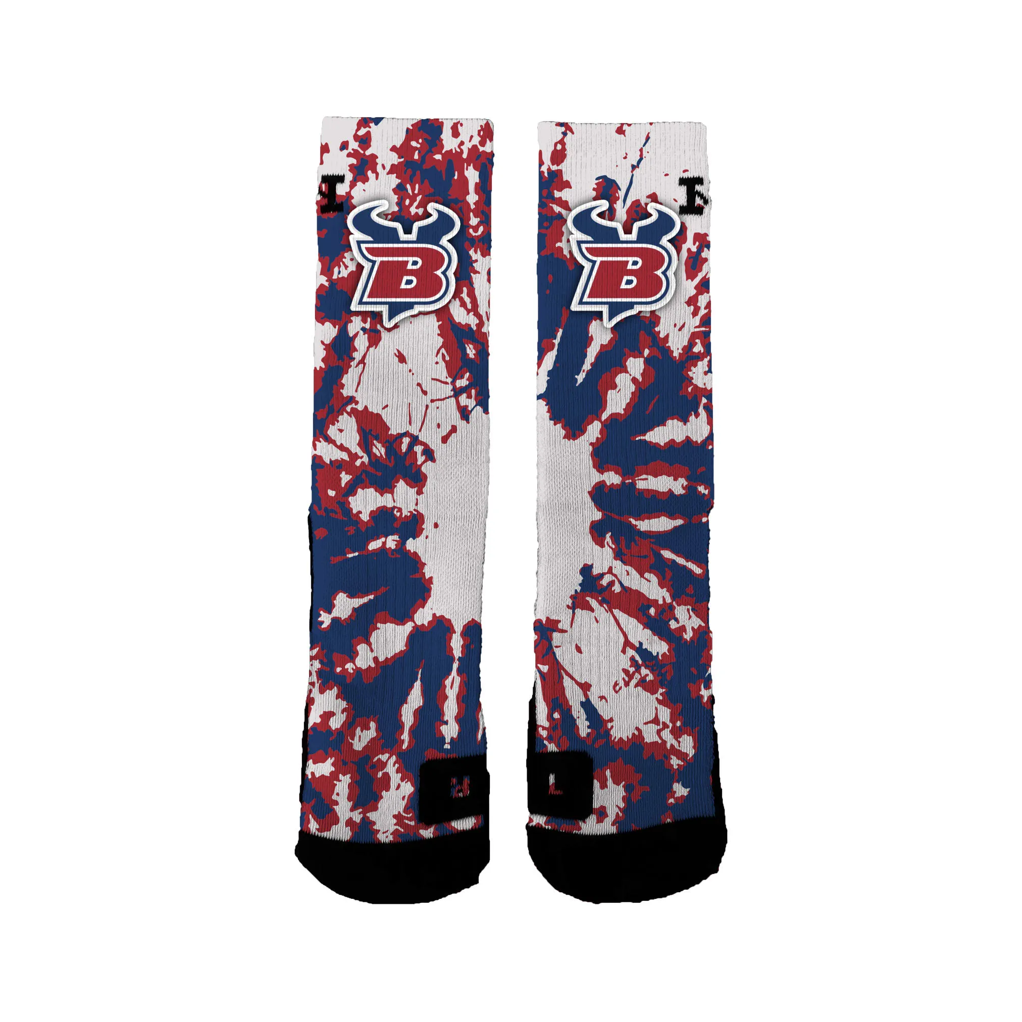 Bigfork Tie Dye Socks featuring Vikings & Valkyries