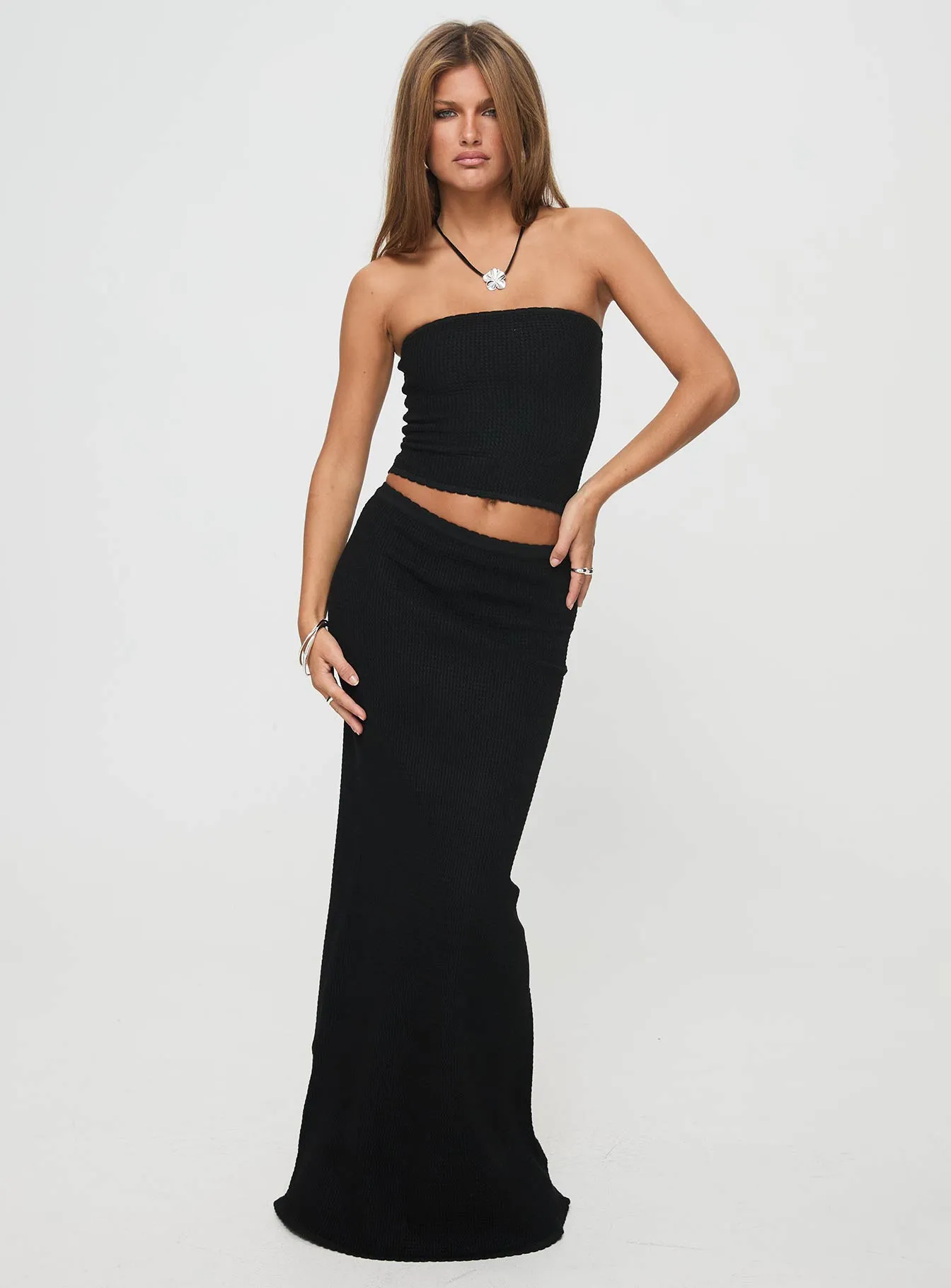 Black Huckle Tube Top