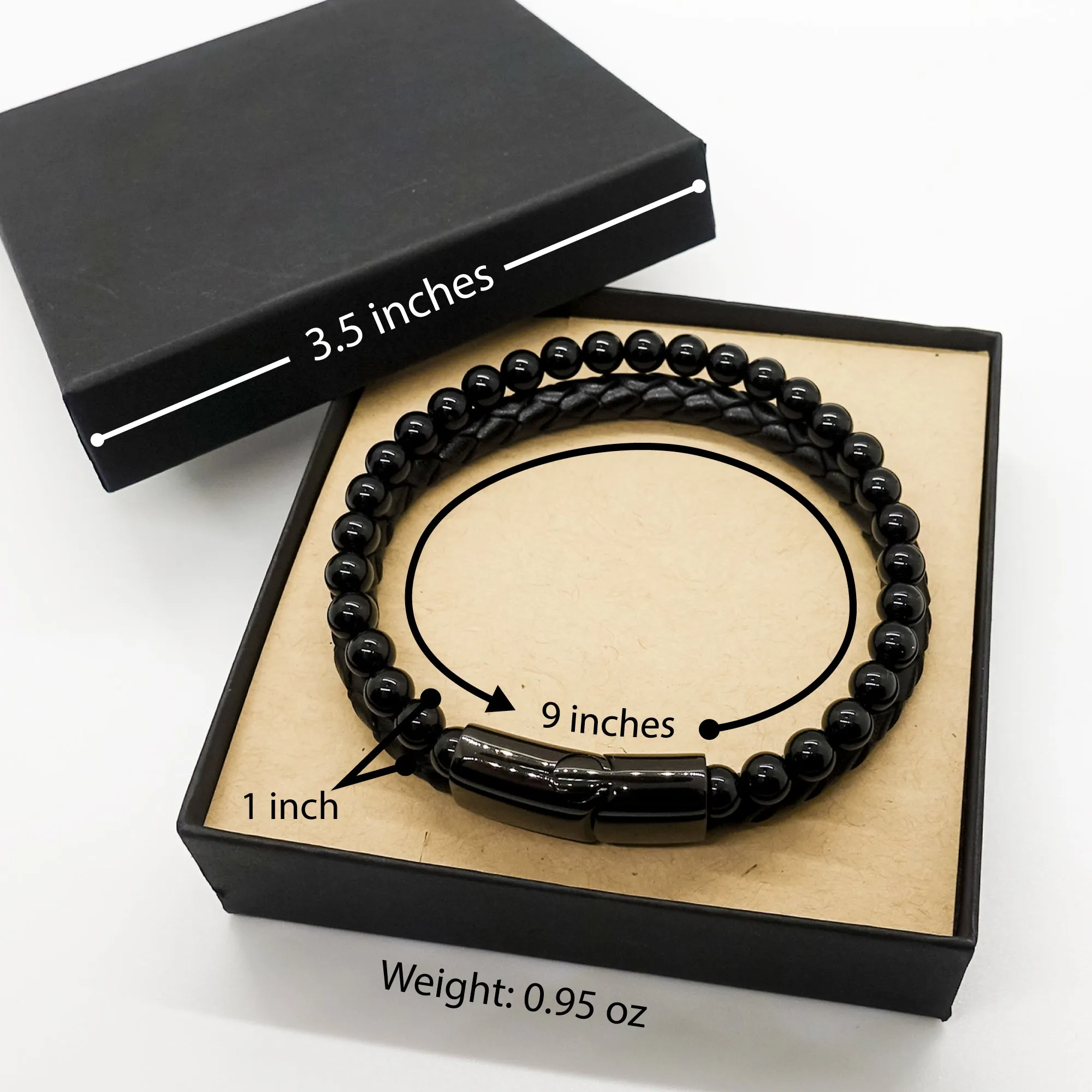 Stone Leather Bracelets for Executive Assist - Badass Gifts and Sarcastic Message