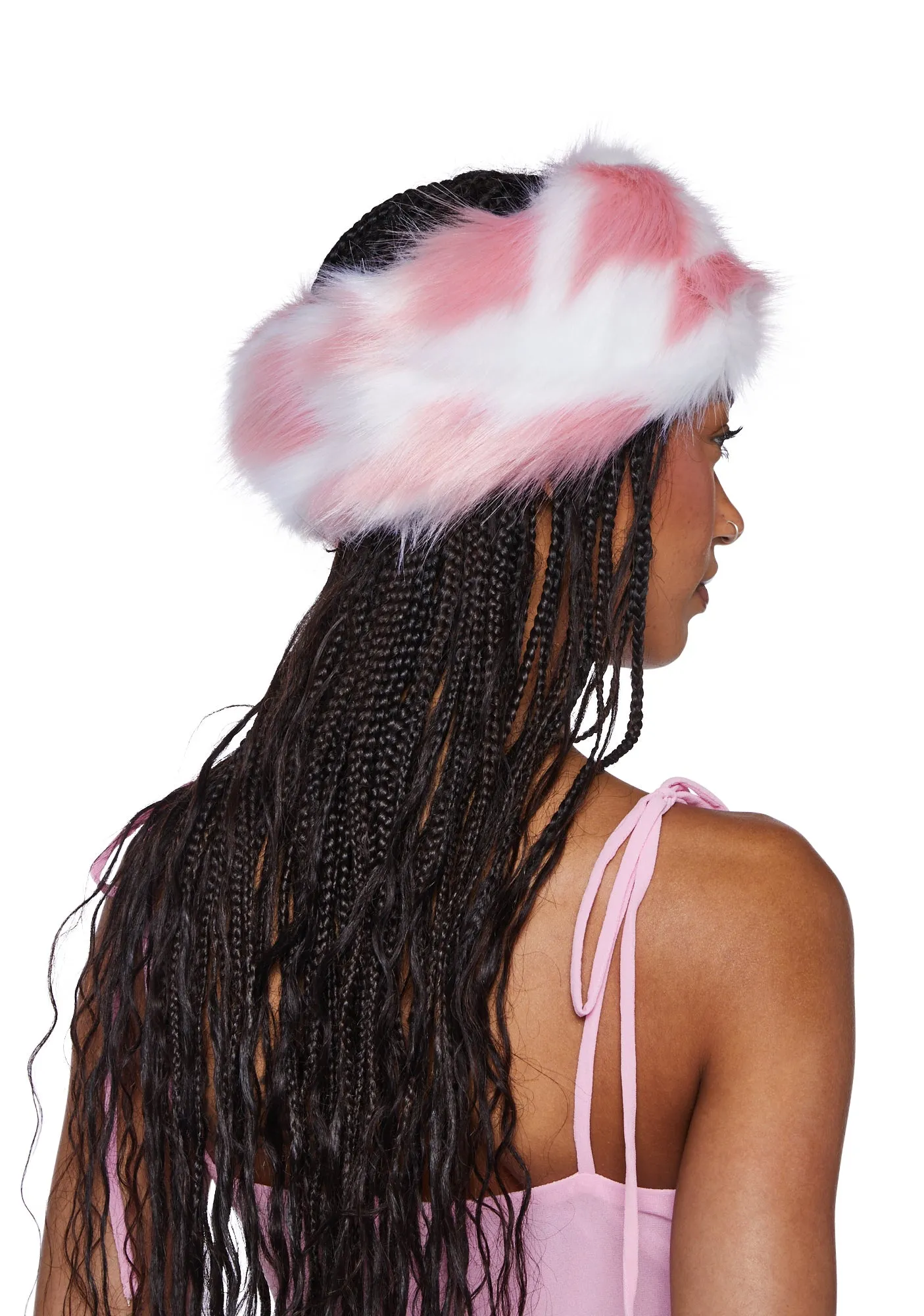 Vibrant Faux Fur Winter Hat