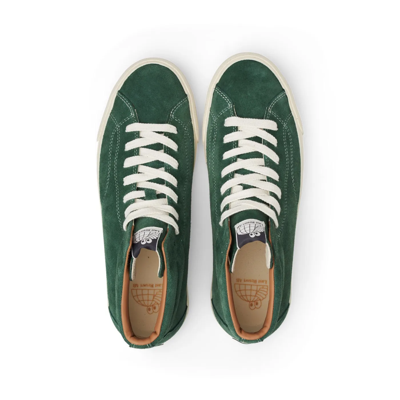 Elm Green/White High Suede VM003