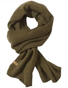 Warm Fleece Scarf in Dark Olive