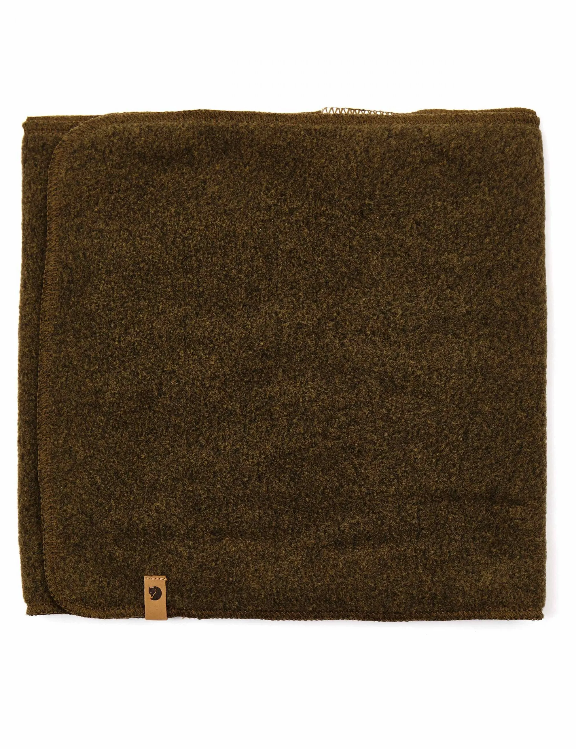 Warm Fleece Scarf in Dark Olive