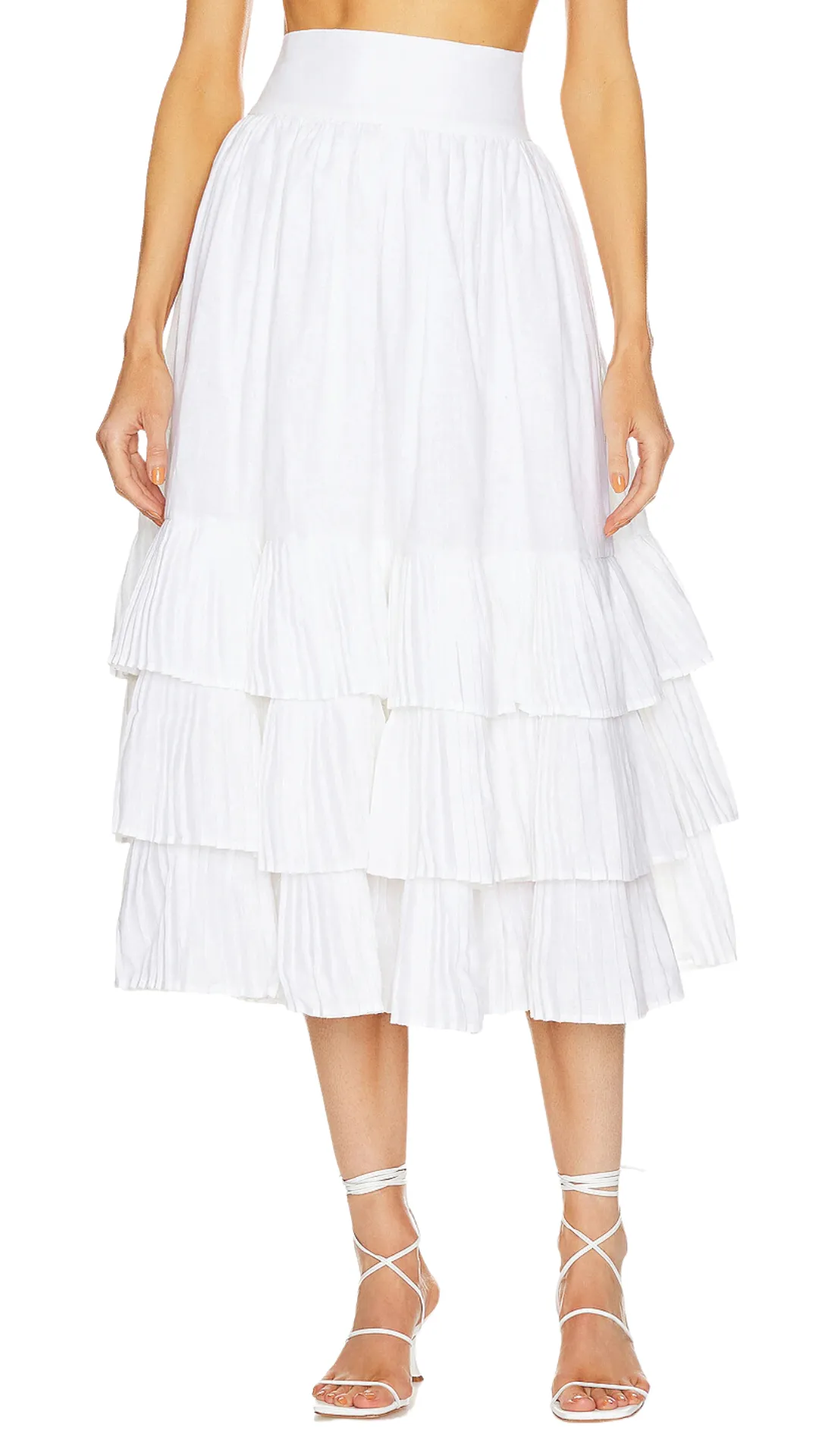 Sexy Casual Women's Solid A Line Mini Skirt Pleated with Sashes