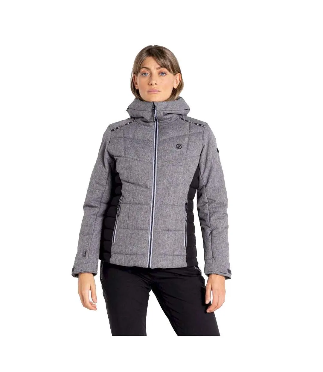 Dare 2B Charcoal Grey Women's Expertise Marl Padded Ski Jacket