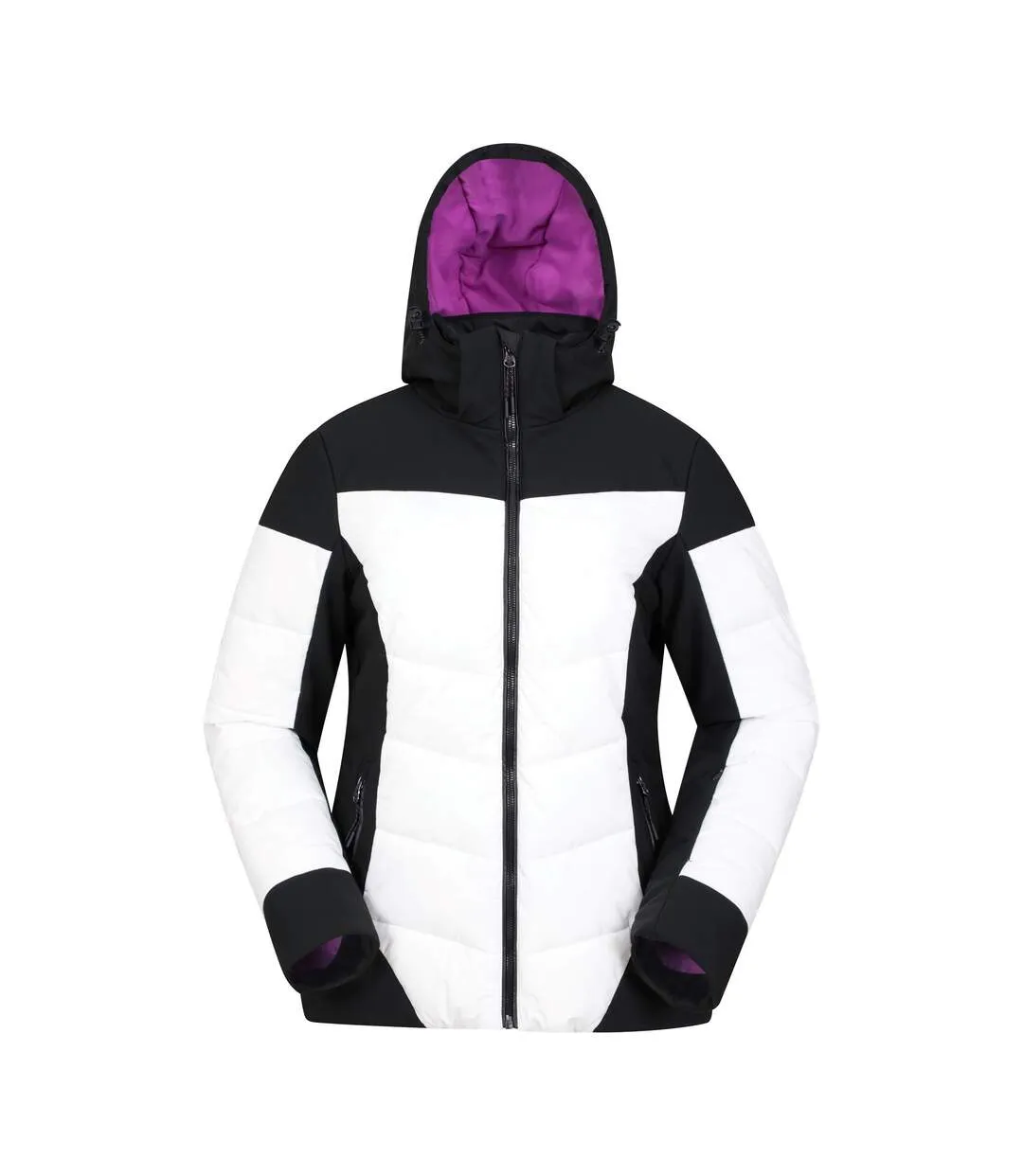 Mountain Warehouse Black Womens Resort Recco Padded Ski Jacket