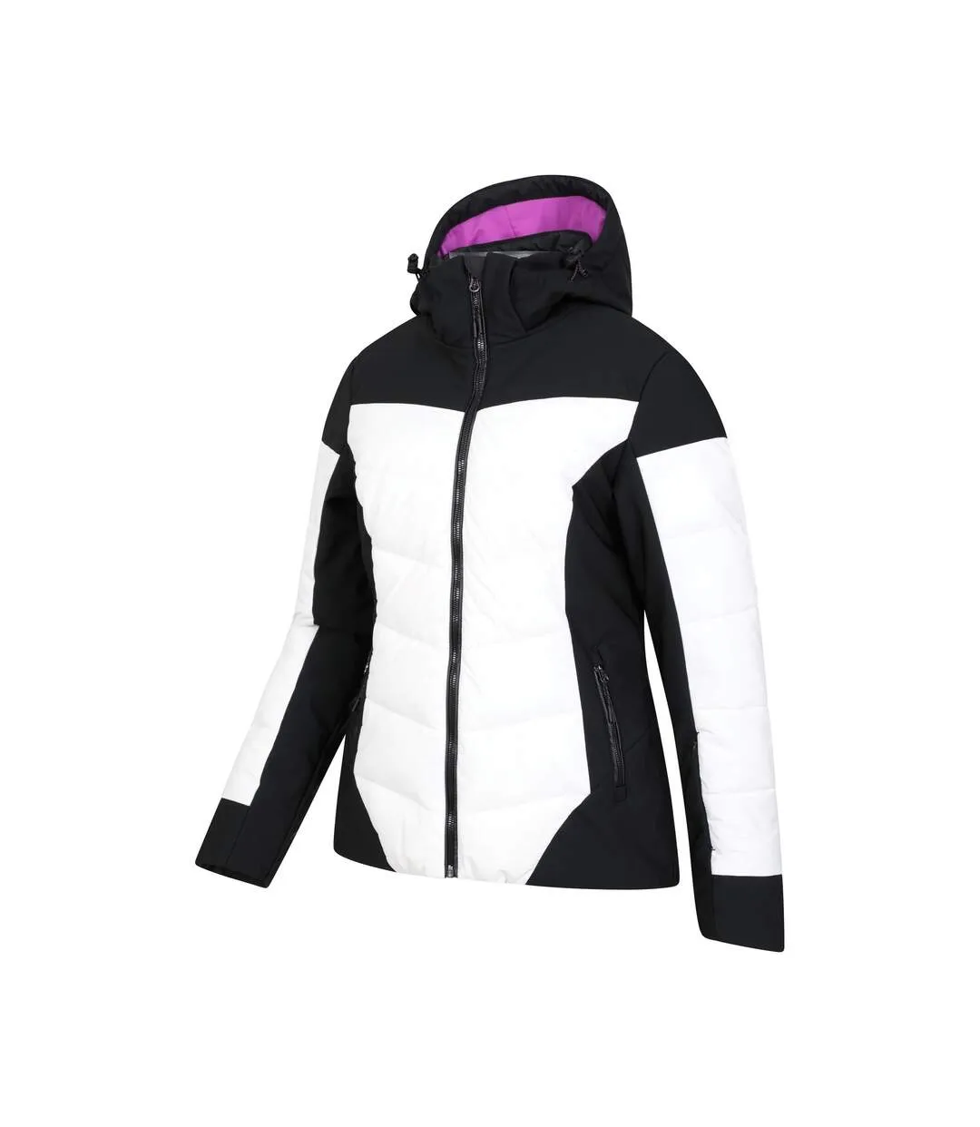 Mountain Warehouse Black Womens Resort Recco Padded Ski Jacket