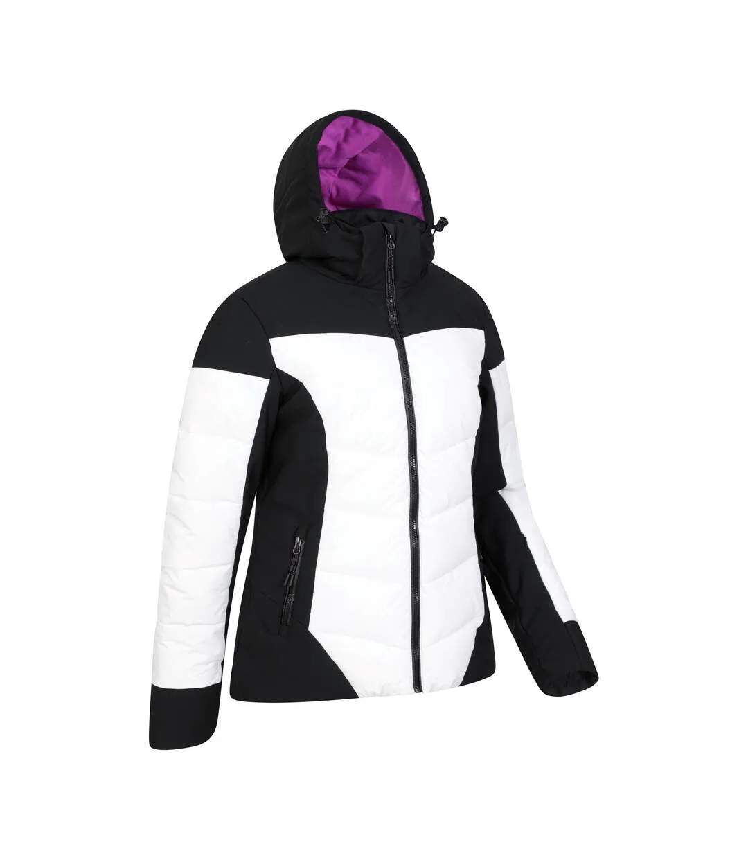 Mountain Warehouse Black Womens Resort Recco Padded Ski Jacket