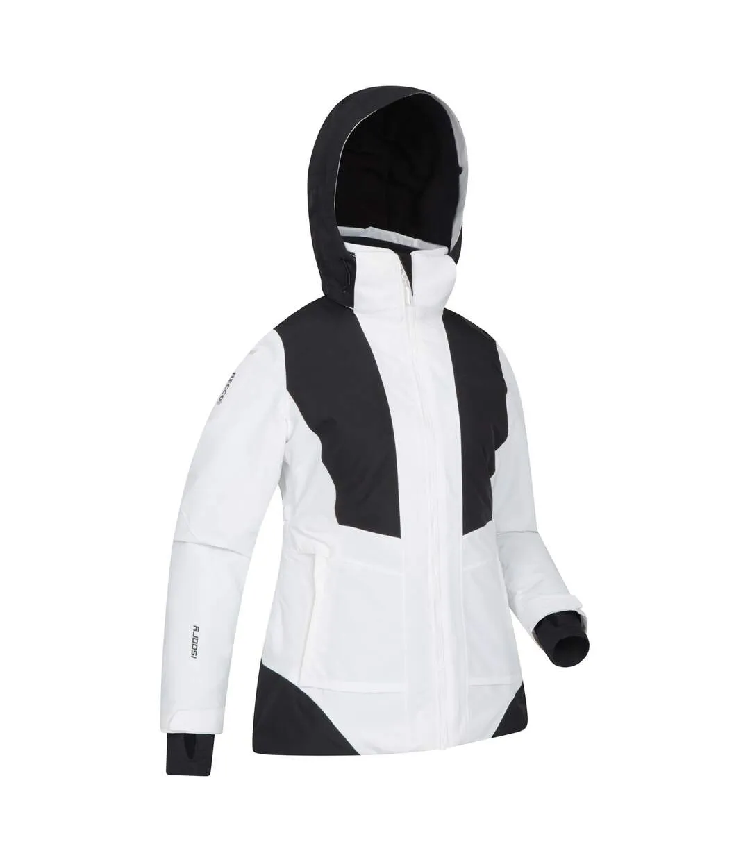 Mountain Warehouse Monochrome Womens Slalom Extreme Waterproof Ski Jacket