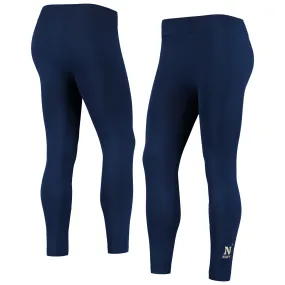 Navy Midshipmen Women's Navy Fleece Leggings by ZooZatz